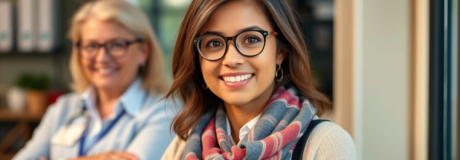Personnes consultant des avis assurance vie sur un écran portable