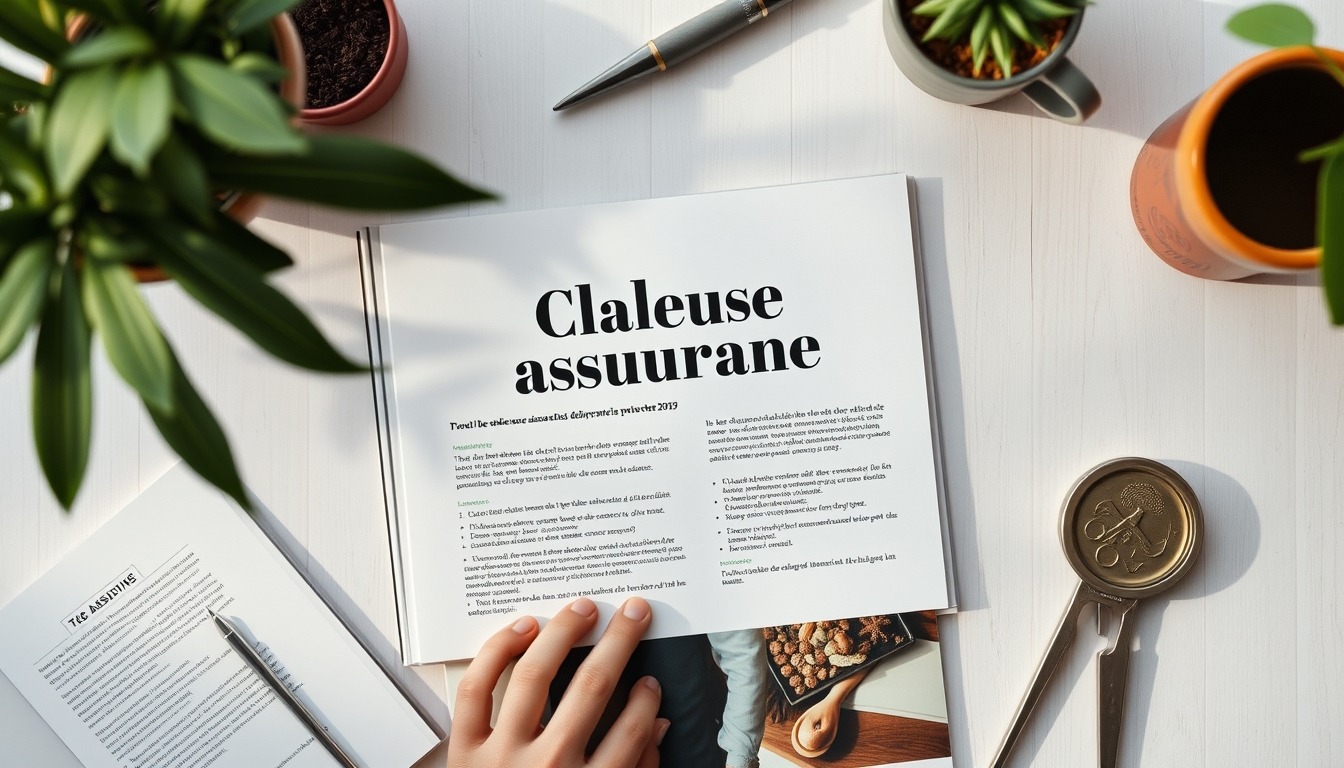 clause bénéficiaire assurance décès document juridique