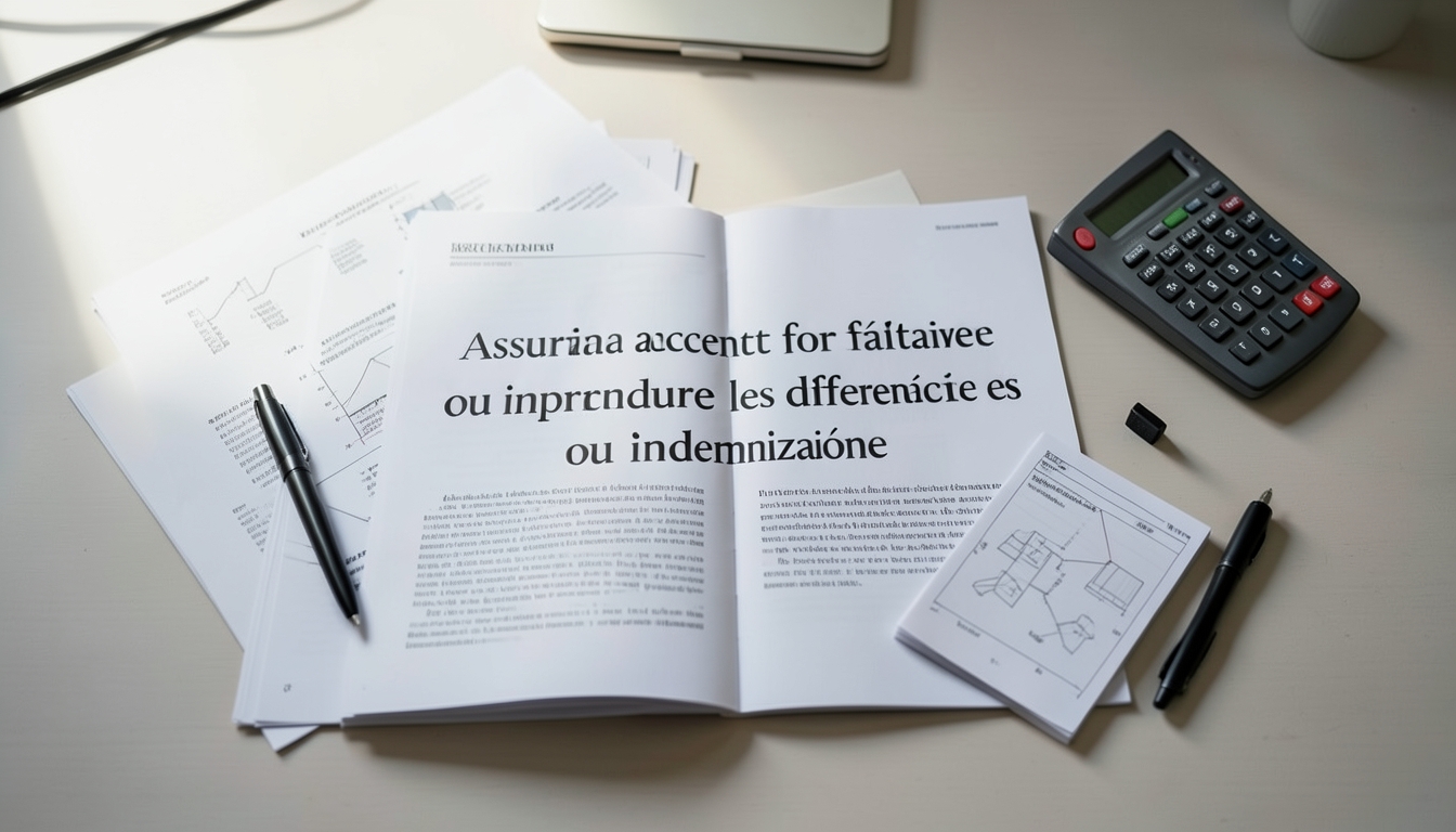 assurance accident forfaitaire ou indemnitaire explication