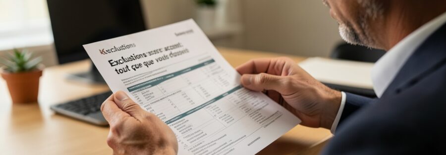 exclusions assurance accident contrat