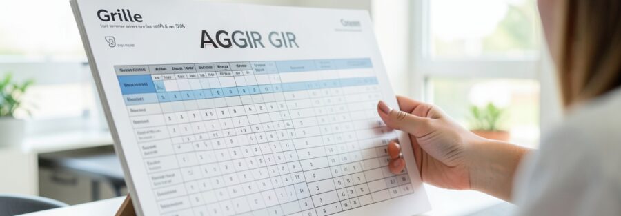 grille AGGIR GIR pour personnes âgées