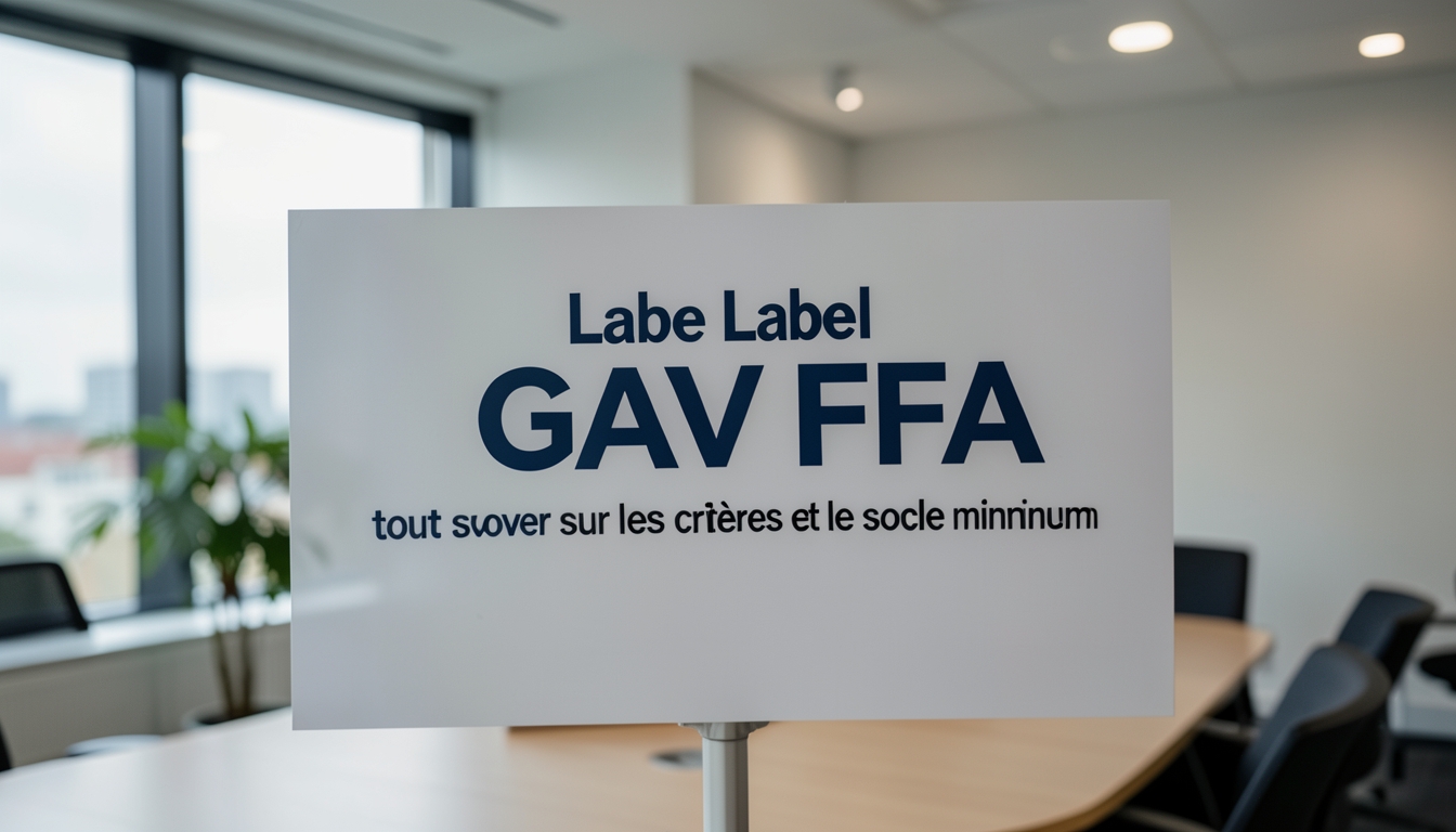 label GAV FFA critères et socle minimum
